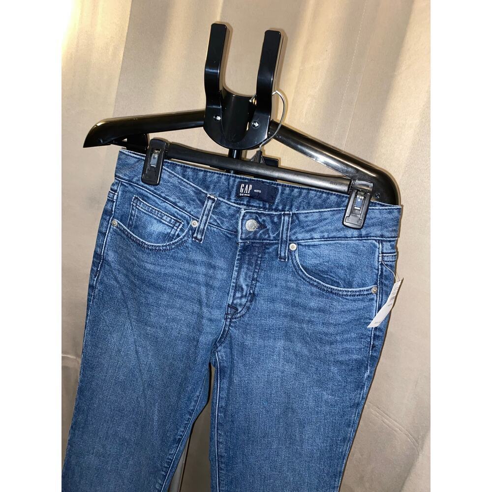 GAP Denim Bootcut Jeans Women’s 4/27 Short Blue Medium Wash NWT $69.99 - Picture 6 of 10